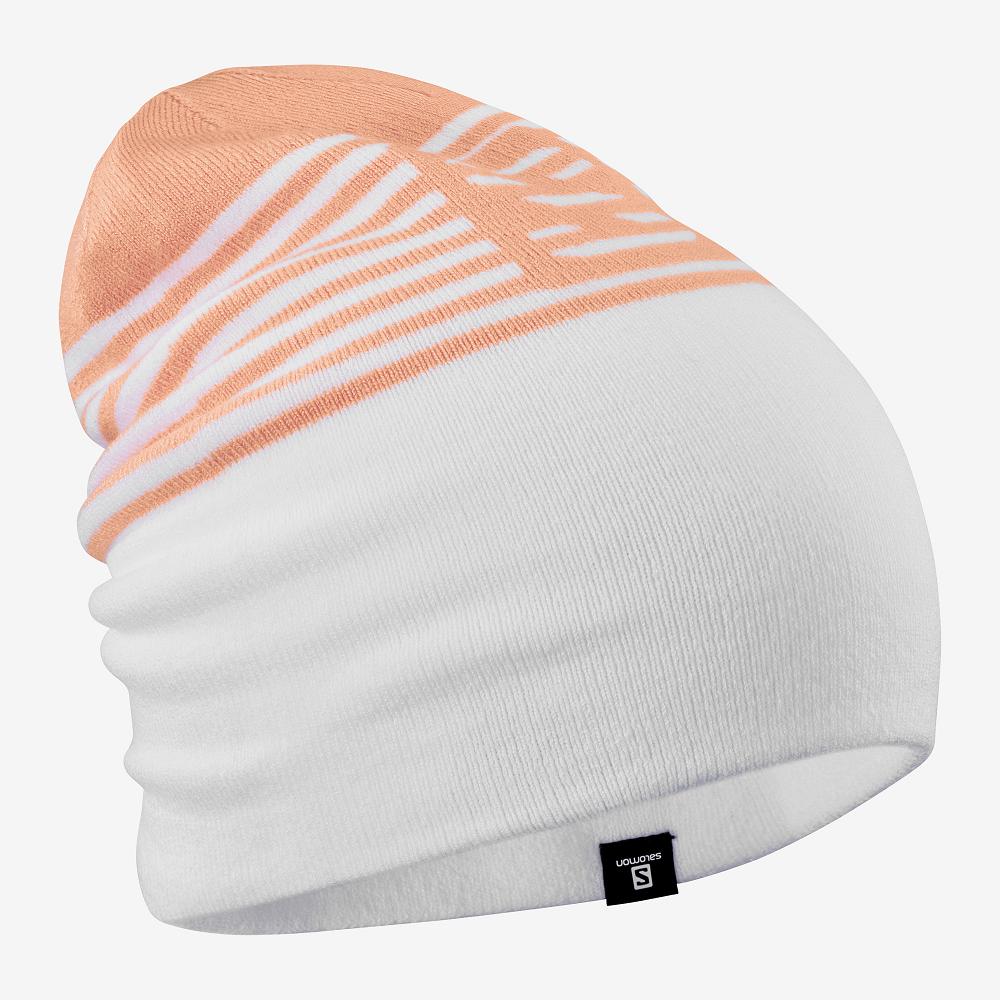 Bonnets Salomon Homme Blanche - Salomon FLATSPIN REVERSIBLE - France (3402-OXZYK)